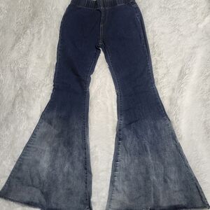 L&B Blue Flare Wide Leg Jeans